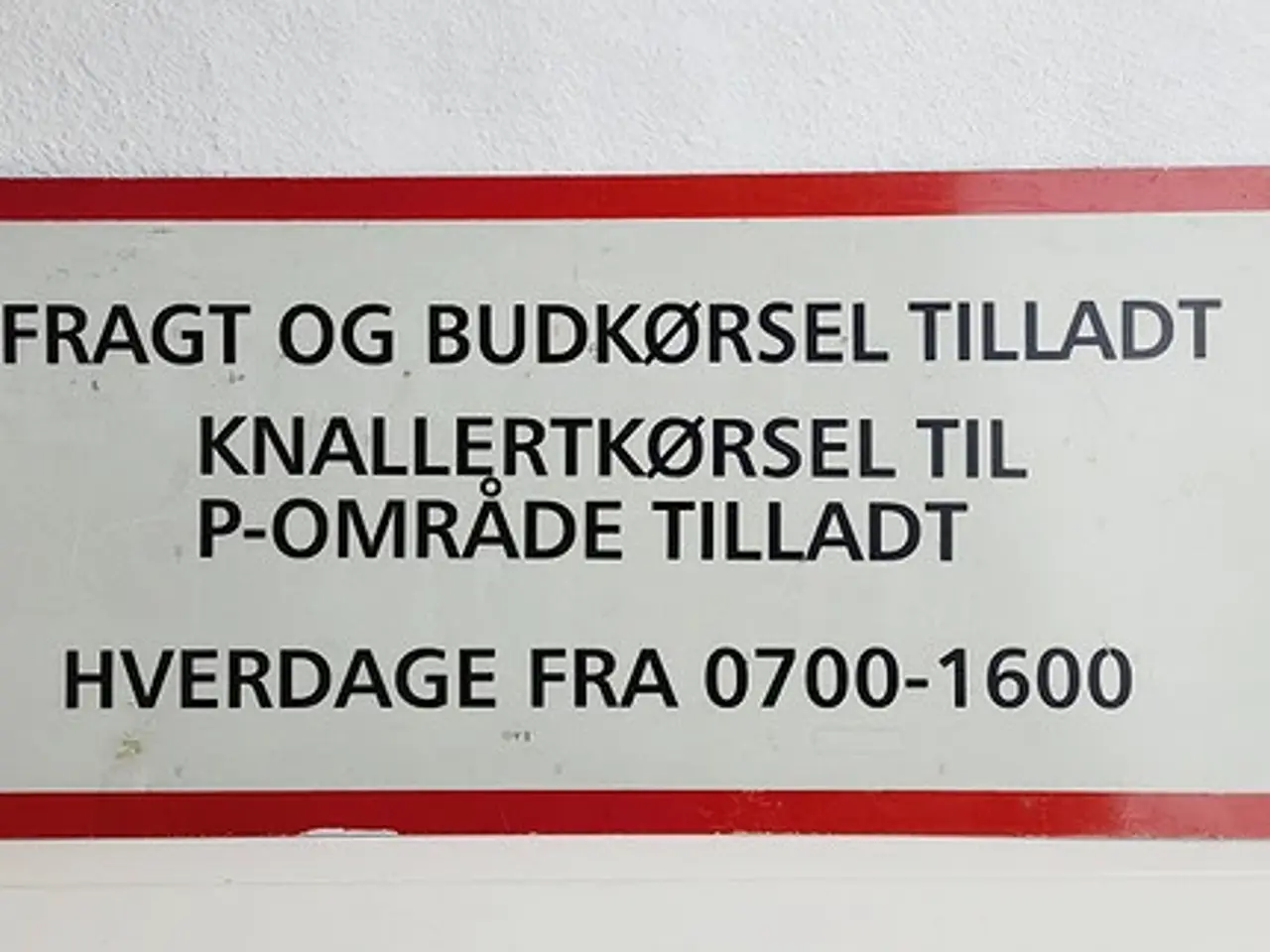 Billede 5 - ⭐️- Vejskilt - Fragt-, Bud- og Knallertkørsel