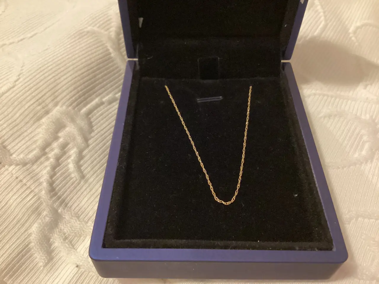 Billede 1 - Beautiful Gold necklace 14k 