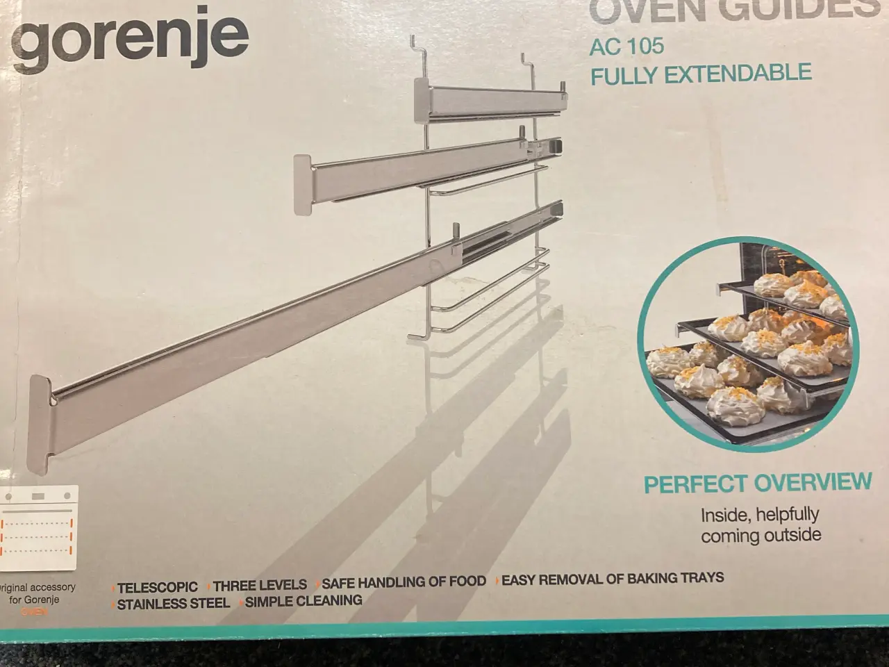 Billede 1 - Teleskopudtræk til Gorenje ovn
