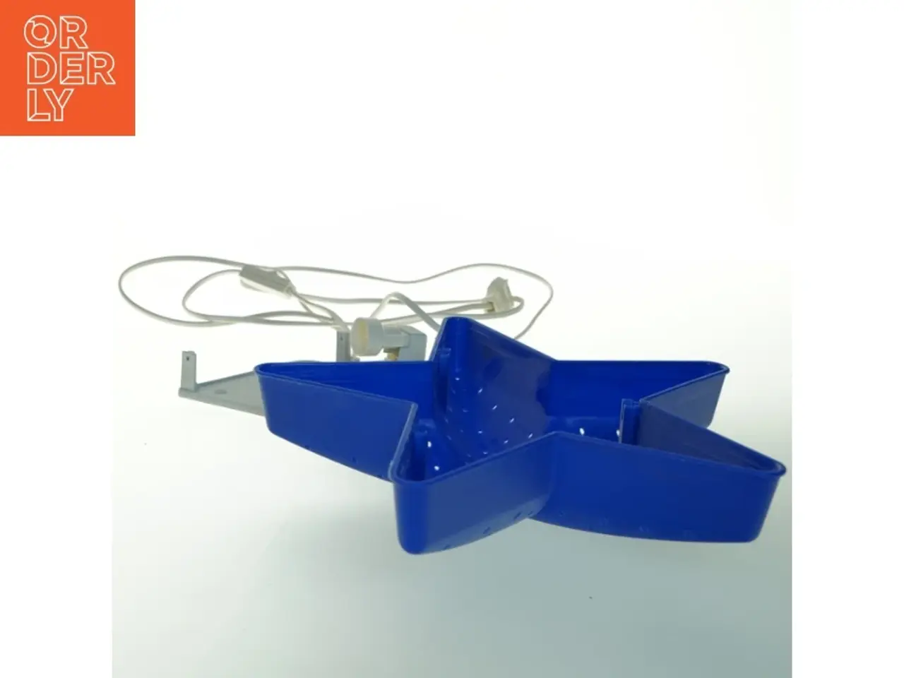 Billede 4 - Blå stjerneformet lampe fra IKEA (str. 28x10 cm)