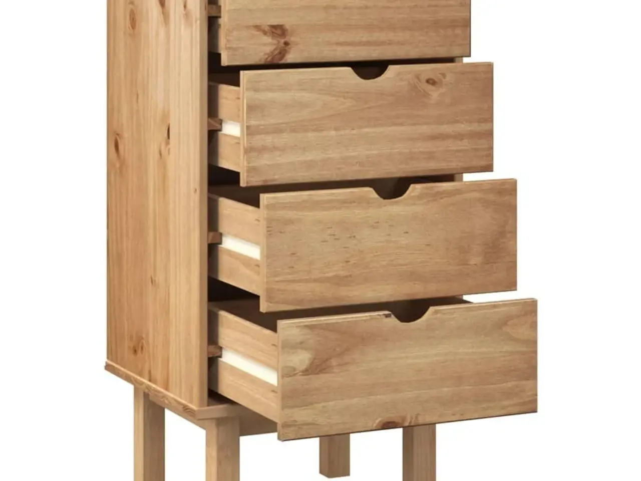 Billede 4 - Kommode OTTA 45x39x90 cm massivt fyrretræ