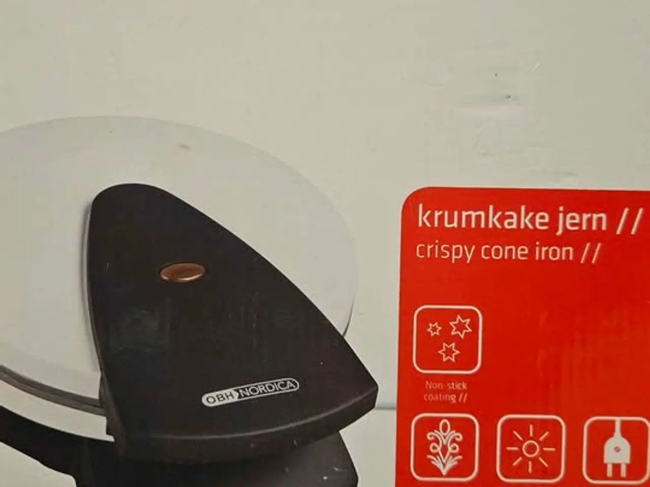 Billede 1 - OBH Nordica krumkake jern