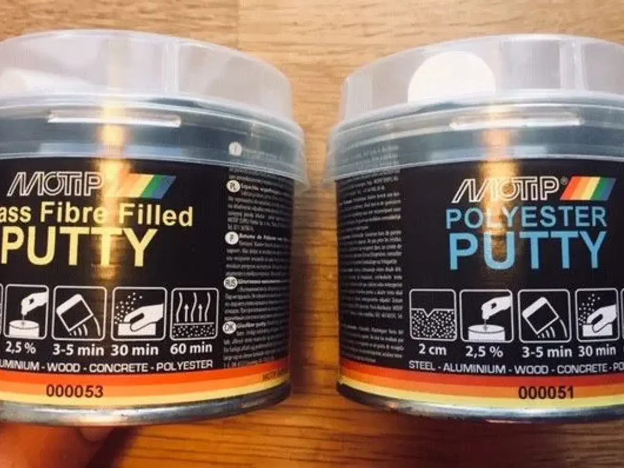 Billede 2 - Motip: Glass fiber filled & polyester putty