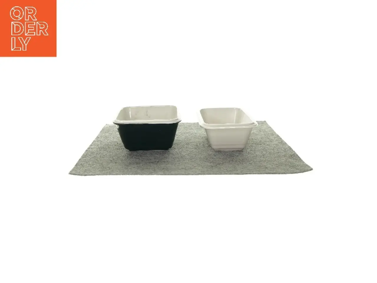 Billede 1 - 2 skåle fra Madvognen  (str. LBH: 16x12x6 og 14x14x7)