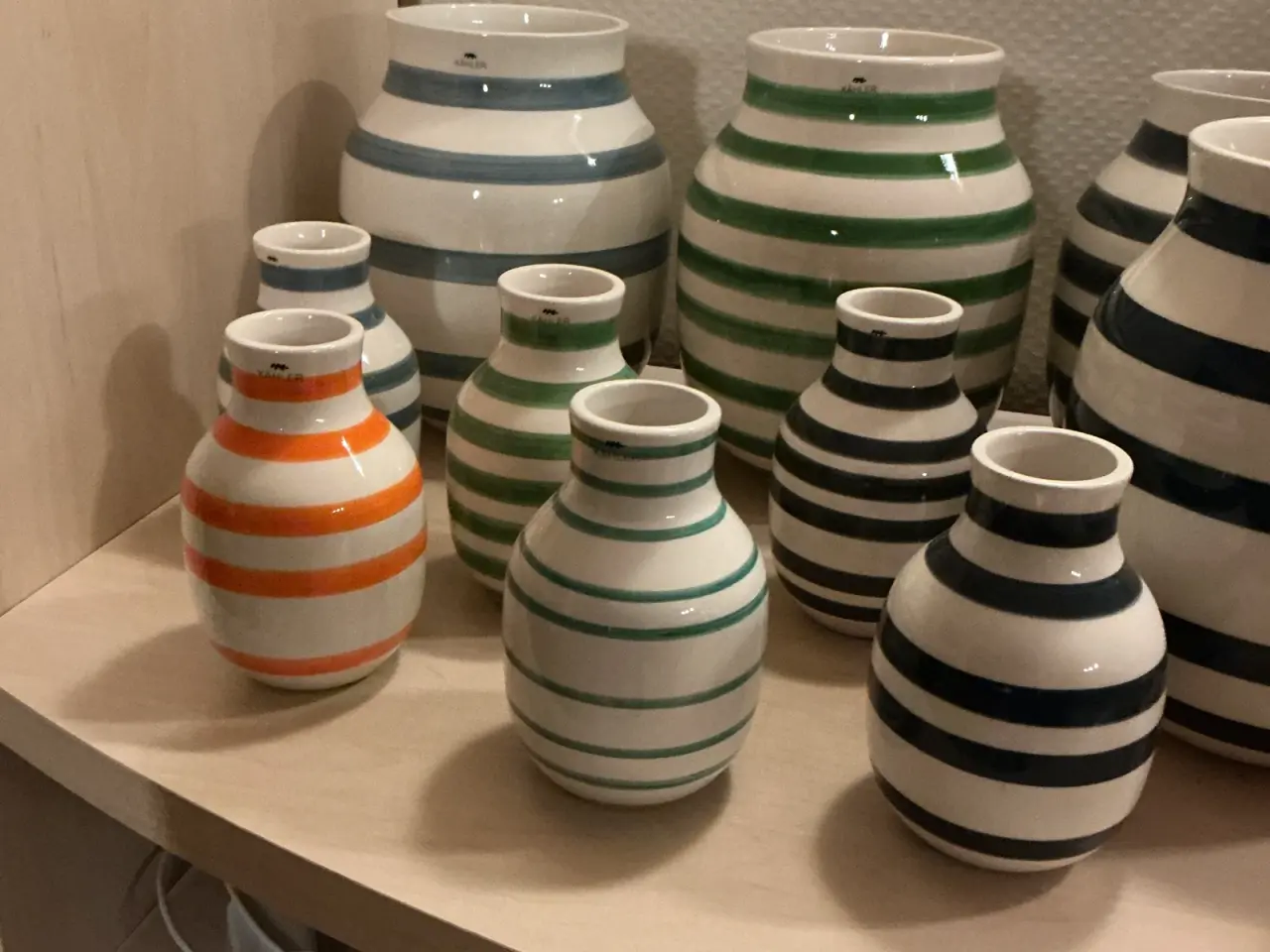 Billede 2 - Kähler Omaggio vaser 12,5 & 20 cm.
