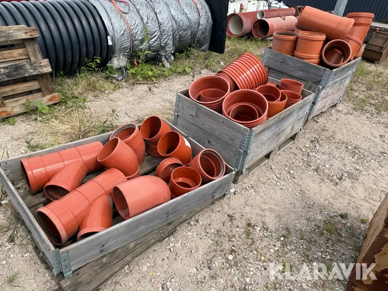 Billede 1 - Parti PVC kloakfittings og overgange