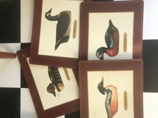 4 flotte ældre billeder m. ænder