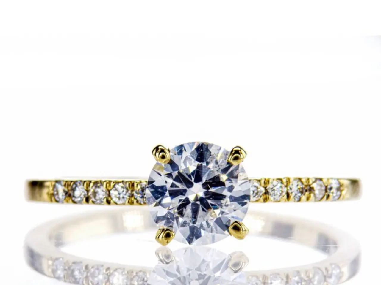 Billede 1 - Naturlig Diamantring 1.15ct