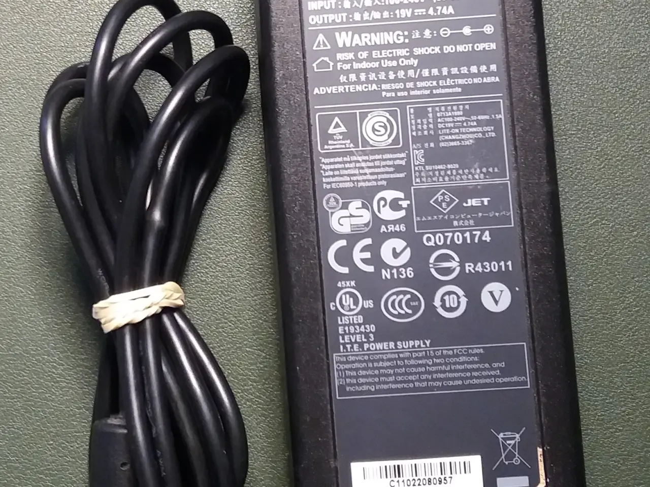 Billede 2 - Strømforsyning 19V - AC Adapter, ADP-90SB BB