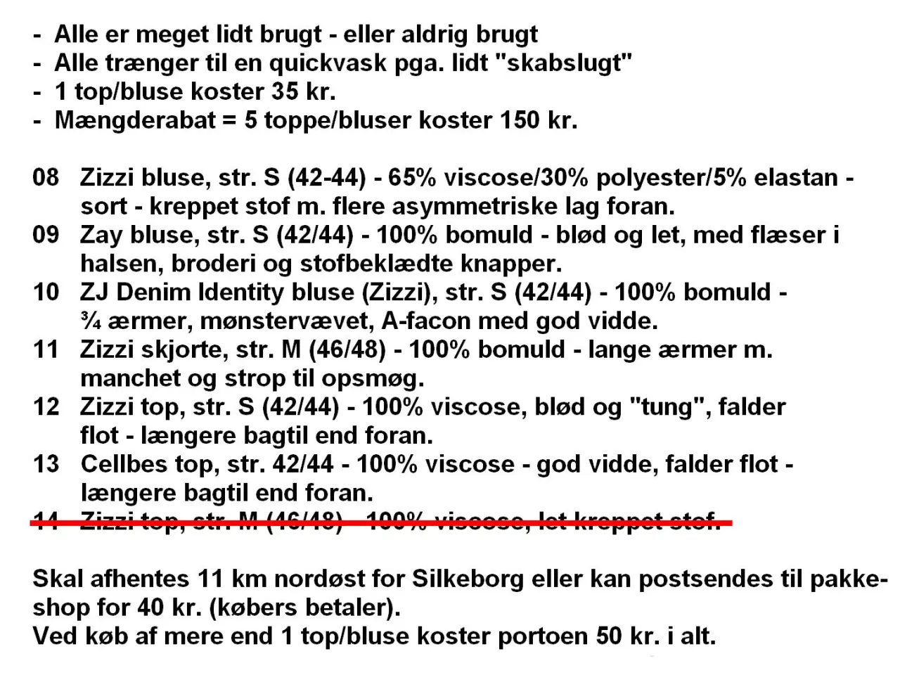 Billede 8 - Toppe / bluser i stakkevis til ingen penge - DEL 2