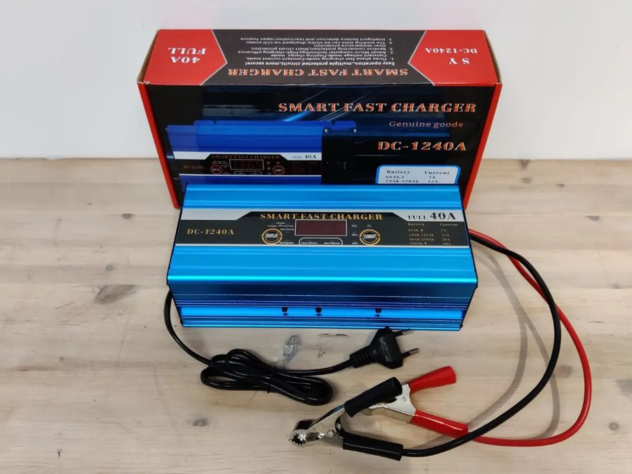 Billede 1 - Batterilader 12 volt, 40 Ampere.