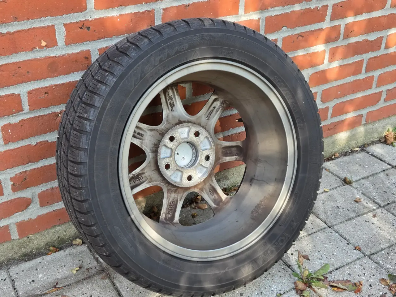 Billede 7 - Original Honda alufælge med vinterdæk
