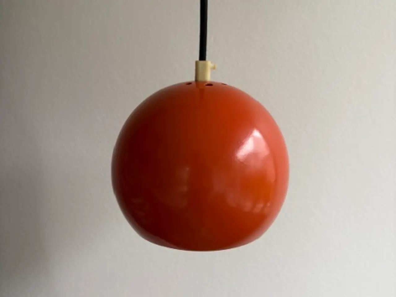 Billede 6 - Orange kugleformet pendel loftlampe, E.S. Horn A/S