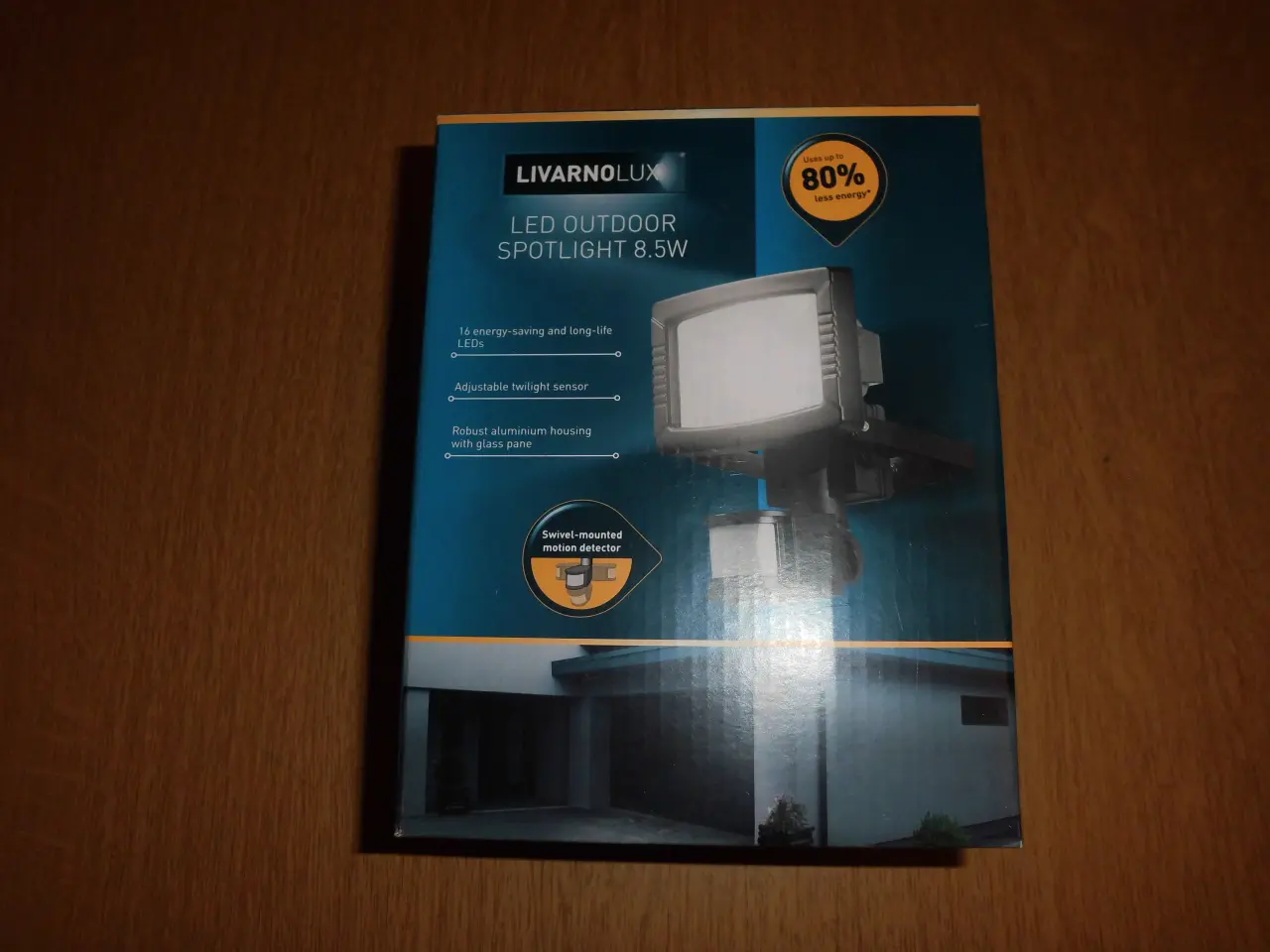 Billede 1 - LED udvendig spotlampe med sensor.