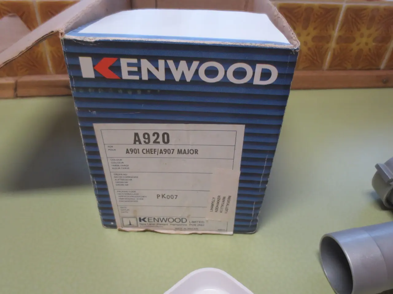 Billede 3 - 1 stk Kenwood Model A920 Kødhakker