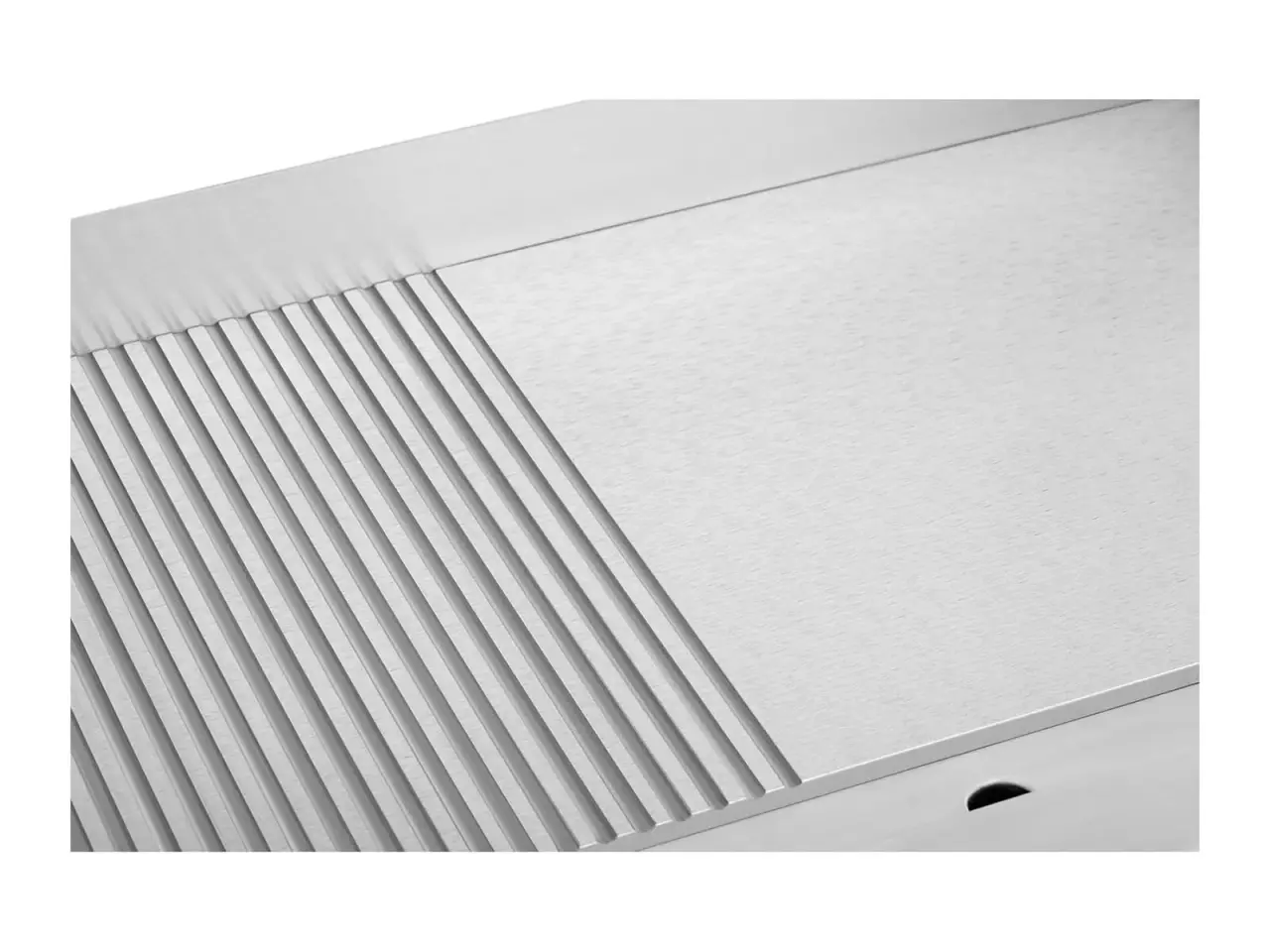 Billede 4 - Dobbelt stegeplade – 75 cm – rillet/glat