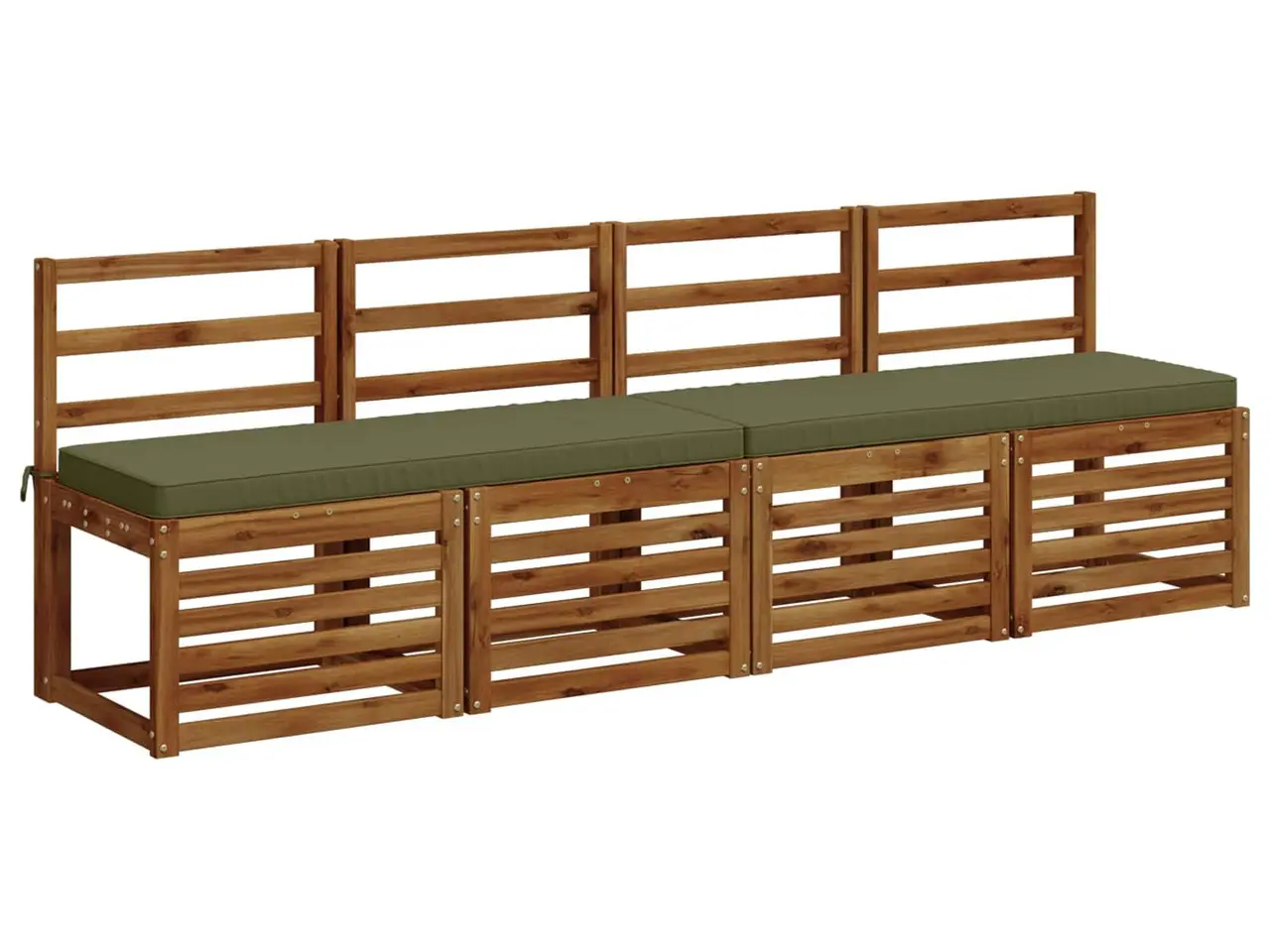 Billede 2 - Bænkepude VUGHT 120 x 40 x 5 cm - olivengrøn