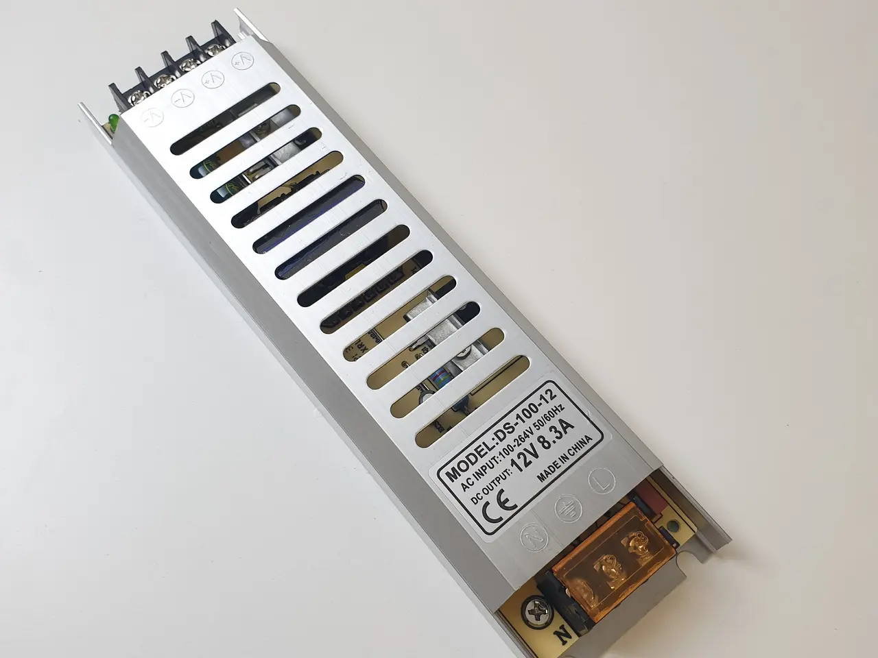 Billede 5 - NY! 12V 8.3A 100W SLIM Modulær Strømforsyning