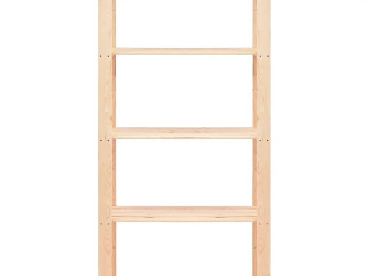Billede 3 - Reol i 5 niveauer 80 x 38 x 170 cm massivt fyrretræ 250 kg