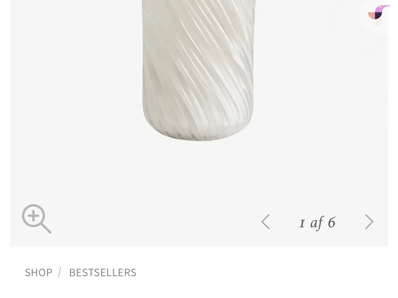 Billede 1 - NORDAL: Helle vase af glas 
