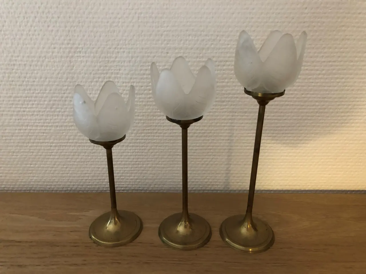 Billede 1 - 3 lysestager, RETRO