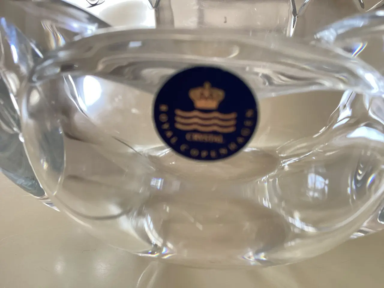 Billede 2 - Royal Copenhagen glas skål (Lotus) dia. 17cm