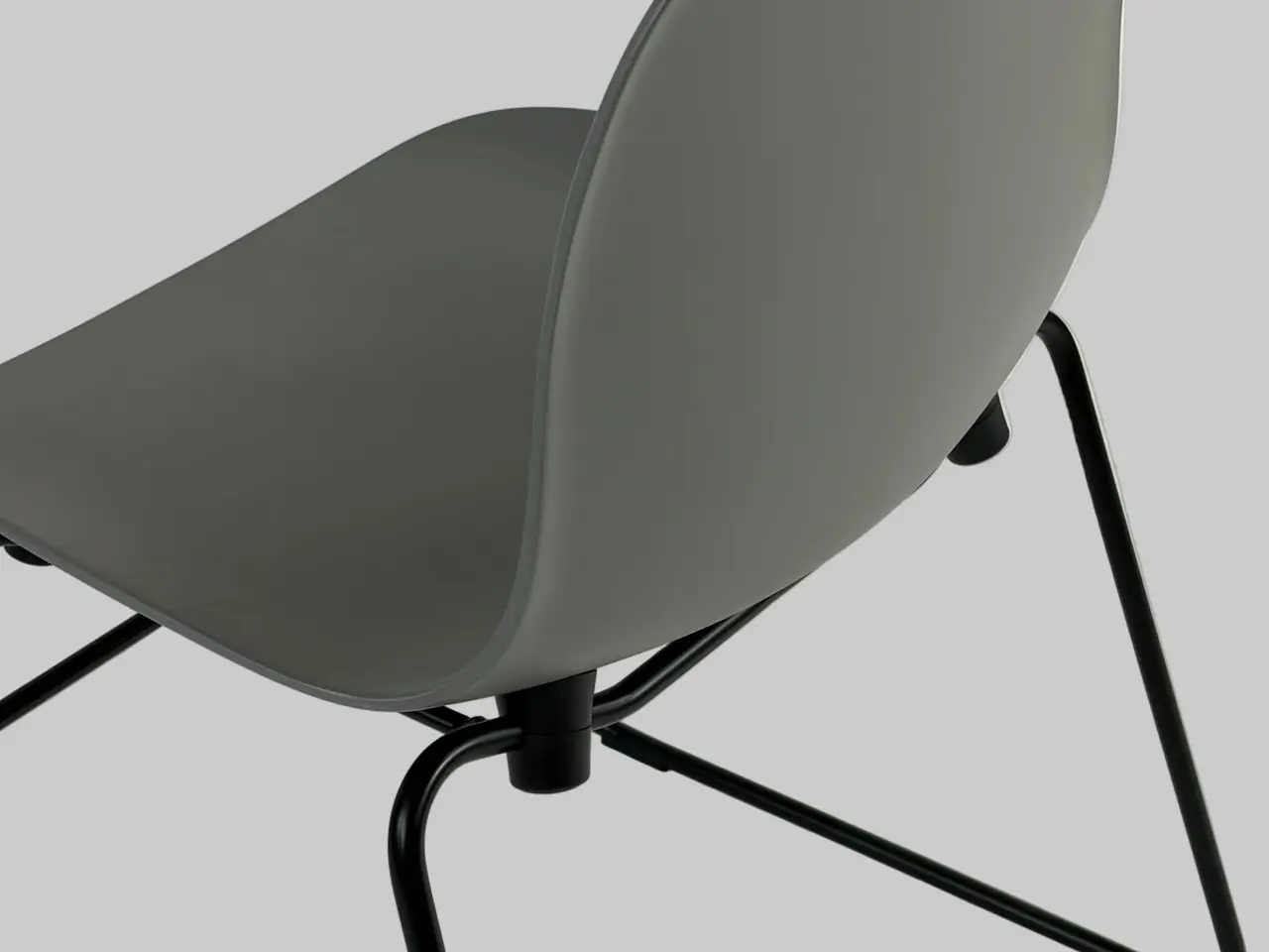 Billede 5 - Normann Copenhagen Form Stol – Grå/Sort Stel