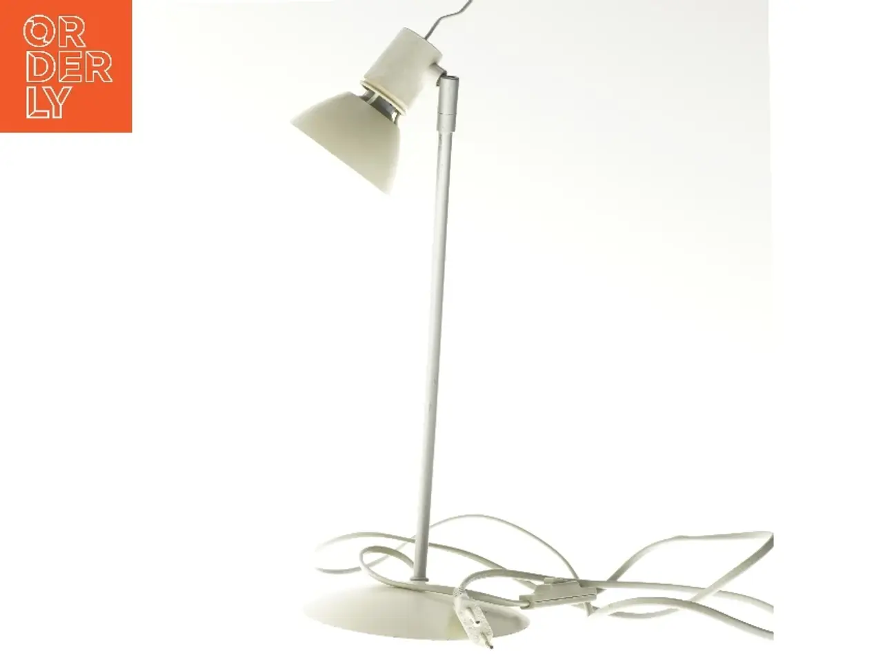 Billede 1 - Bordlampe med hvid skærm (str. 41,5 cm)