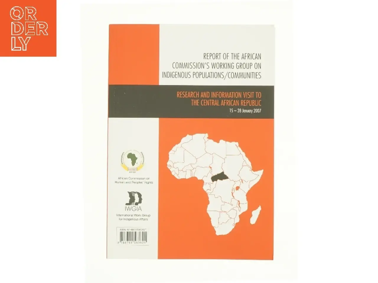 Billede 1 - Repport of the african commissions working group on indigenous populations (bog)