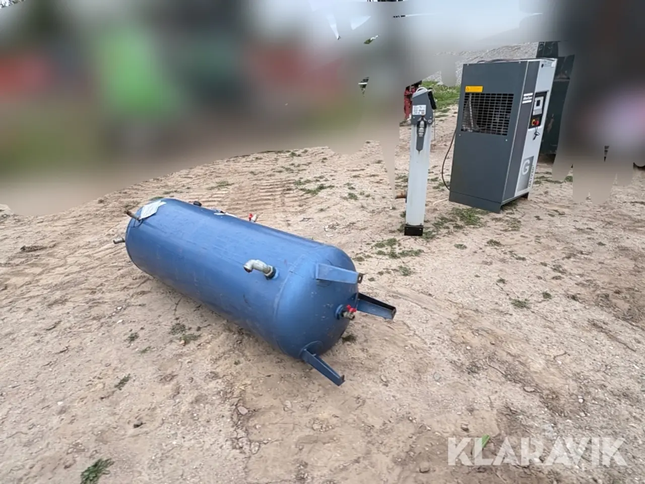 Billede 3 - Kompressor , lufttank og lufttørre Atlas Copco GA7VSD + / CD25