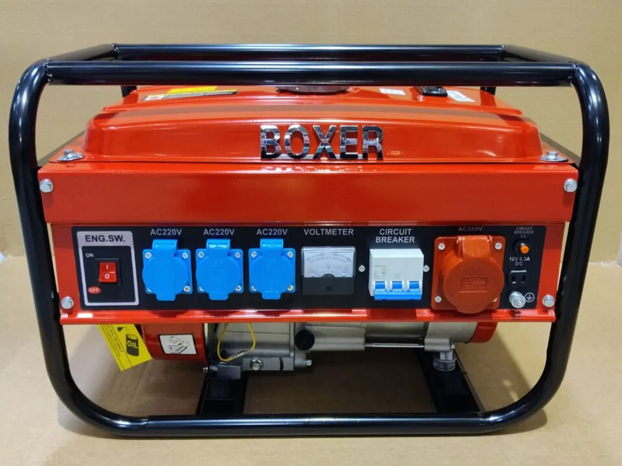 Billede 1 - Generator med 6.5 hk benzin motor.