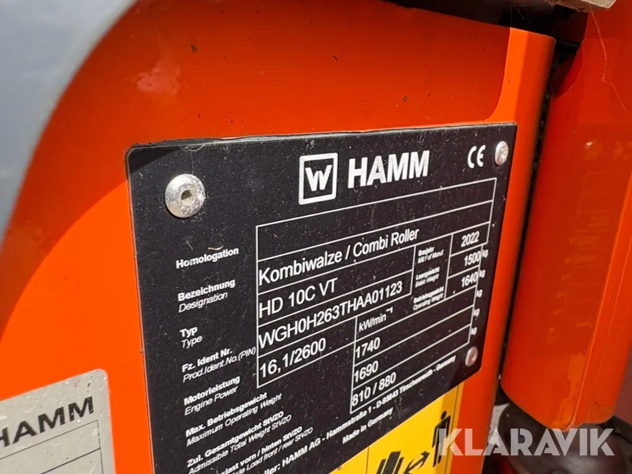 Billede 8 - Vejtromle Hamm HD10C