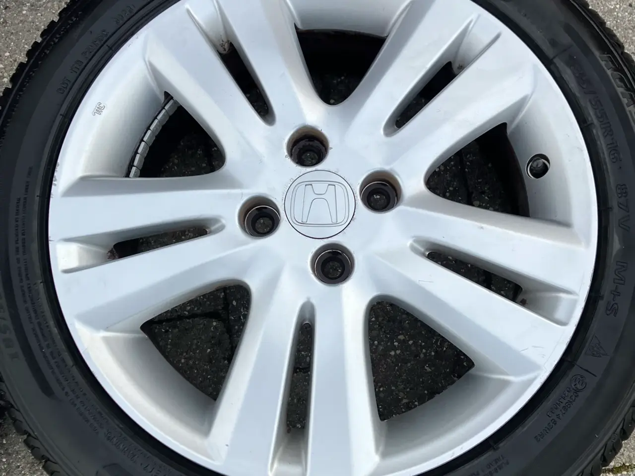 Billede 3 - Honda Jazz org 16” alu med helårsdæk