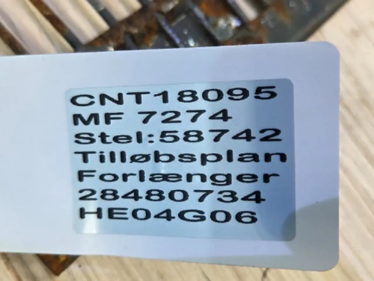 Billede 11 - Massey Ferguson 7274 Tilløbsplan Forlænger 28480734