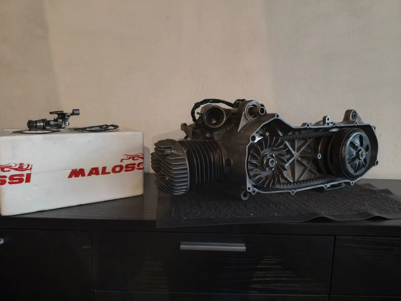 Billede 4 - 125cc minarelli 4VP motor med kick og blæse