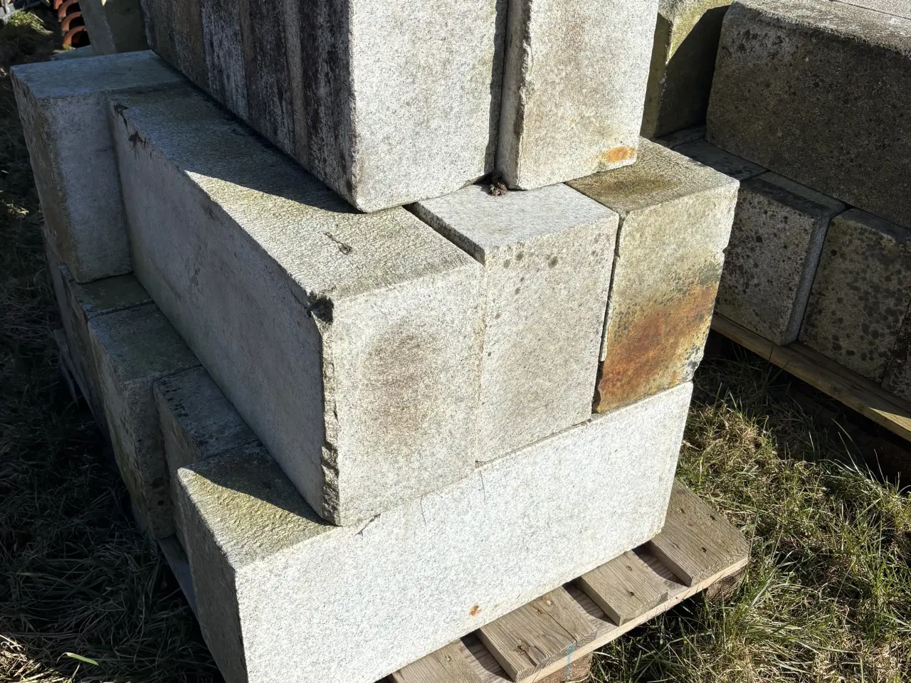 Billede 4 - Hvide granit trin - 19x70x30cm. Gode til trappe/ha