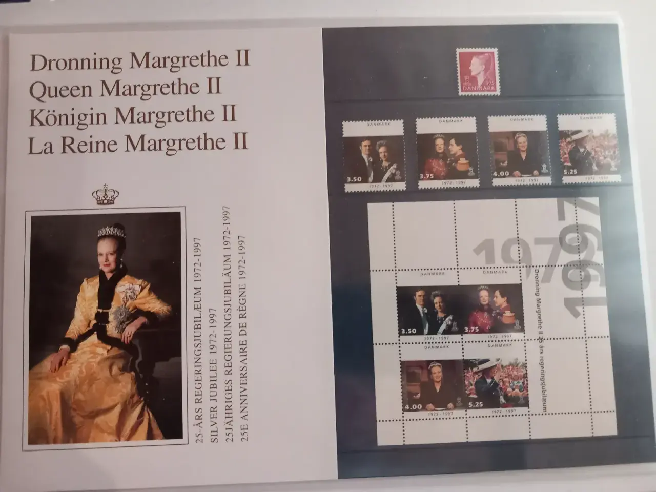 Billede 1 - Dronning Margretes 25 års regeringsjubilæum