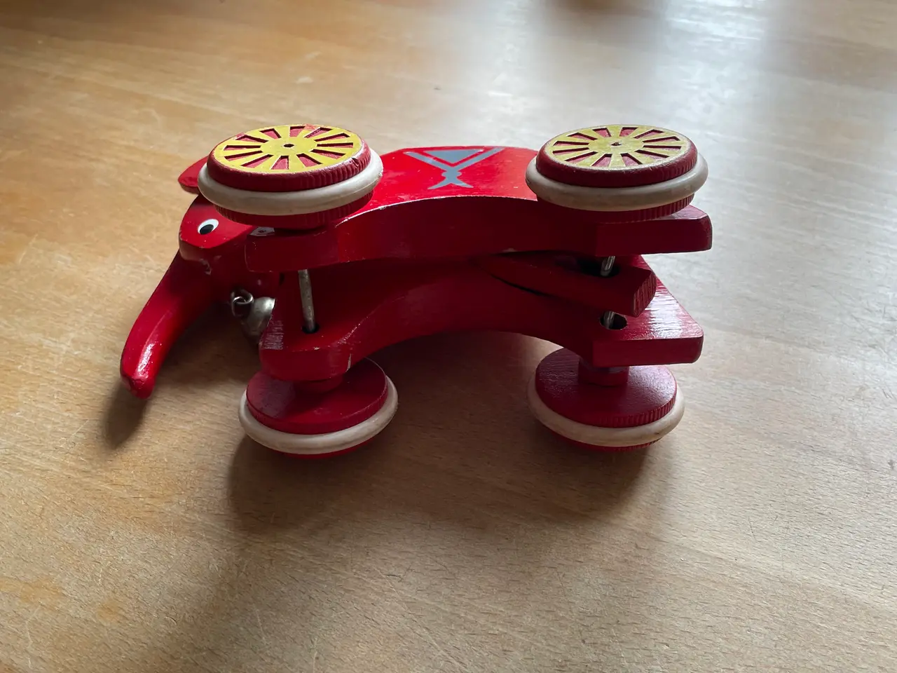 Billede 3 - BRIO retro rød træ elefant