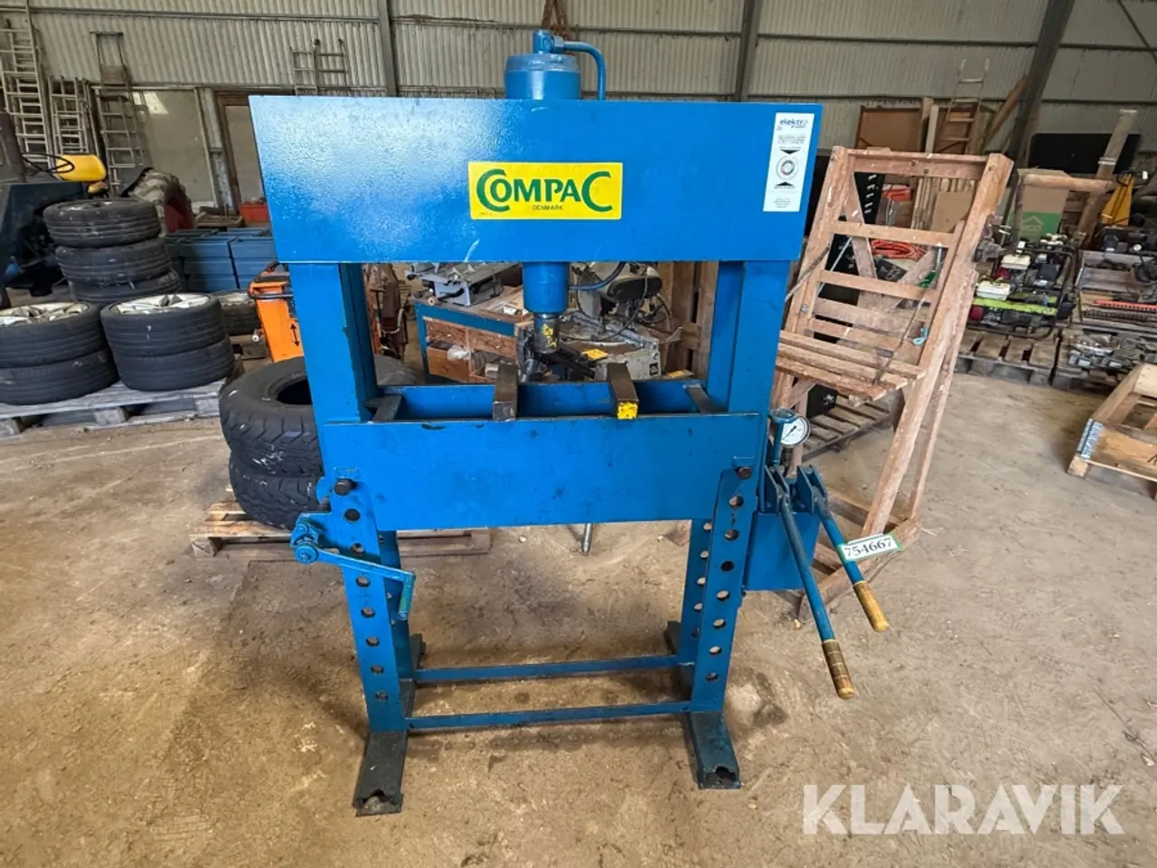 Billede 5 - Værkstedspresser Compac Hydraulik A/S HP40