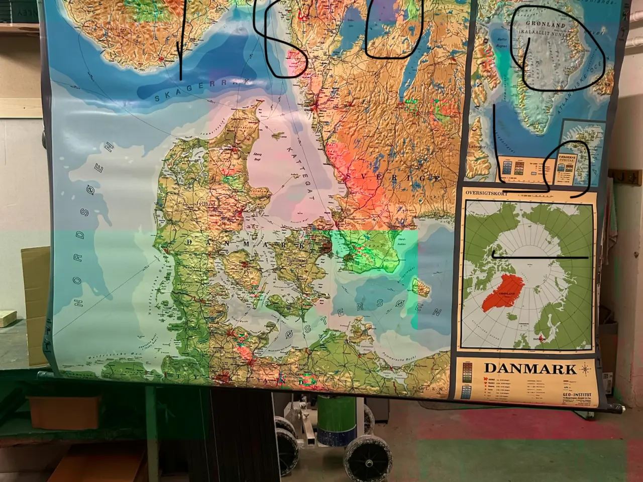 Billede 1 - 3D Danmarks kort