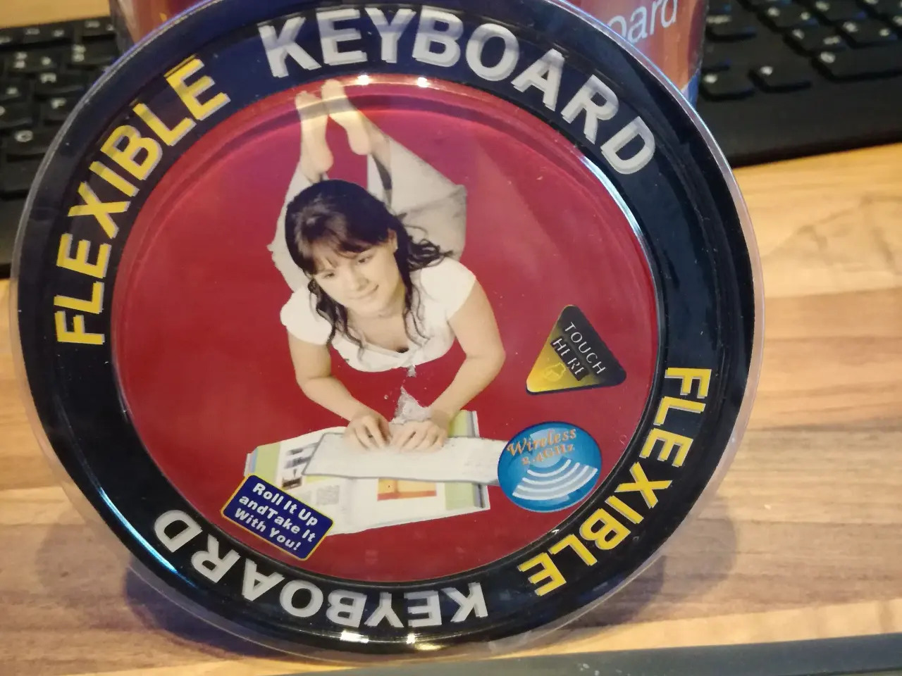 Billede 3 - Trådløs gummi tastatur, med cd-rom
