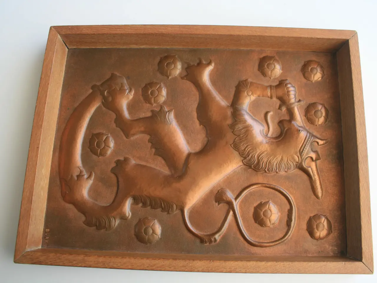 Billede 1 - Kobberrelief / Findlands våbenskjold