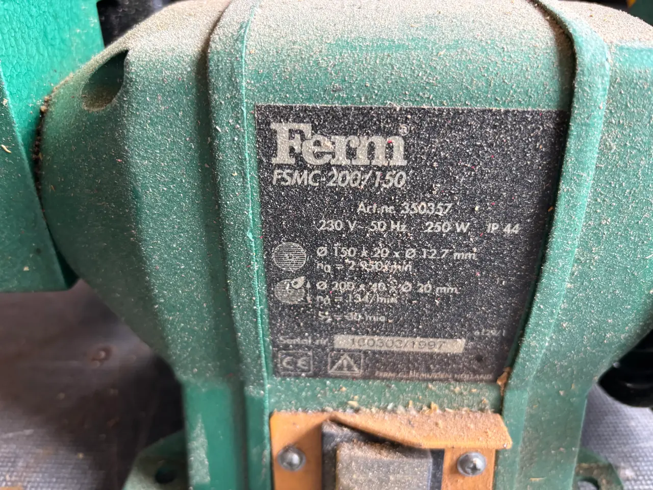 Billede 2 - Bænksliber FERM FSMG-200/150