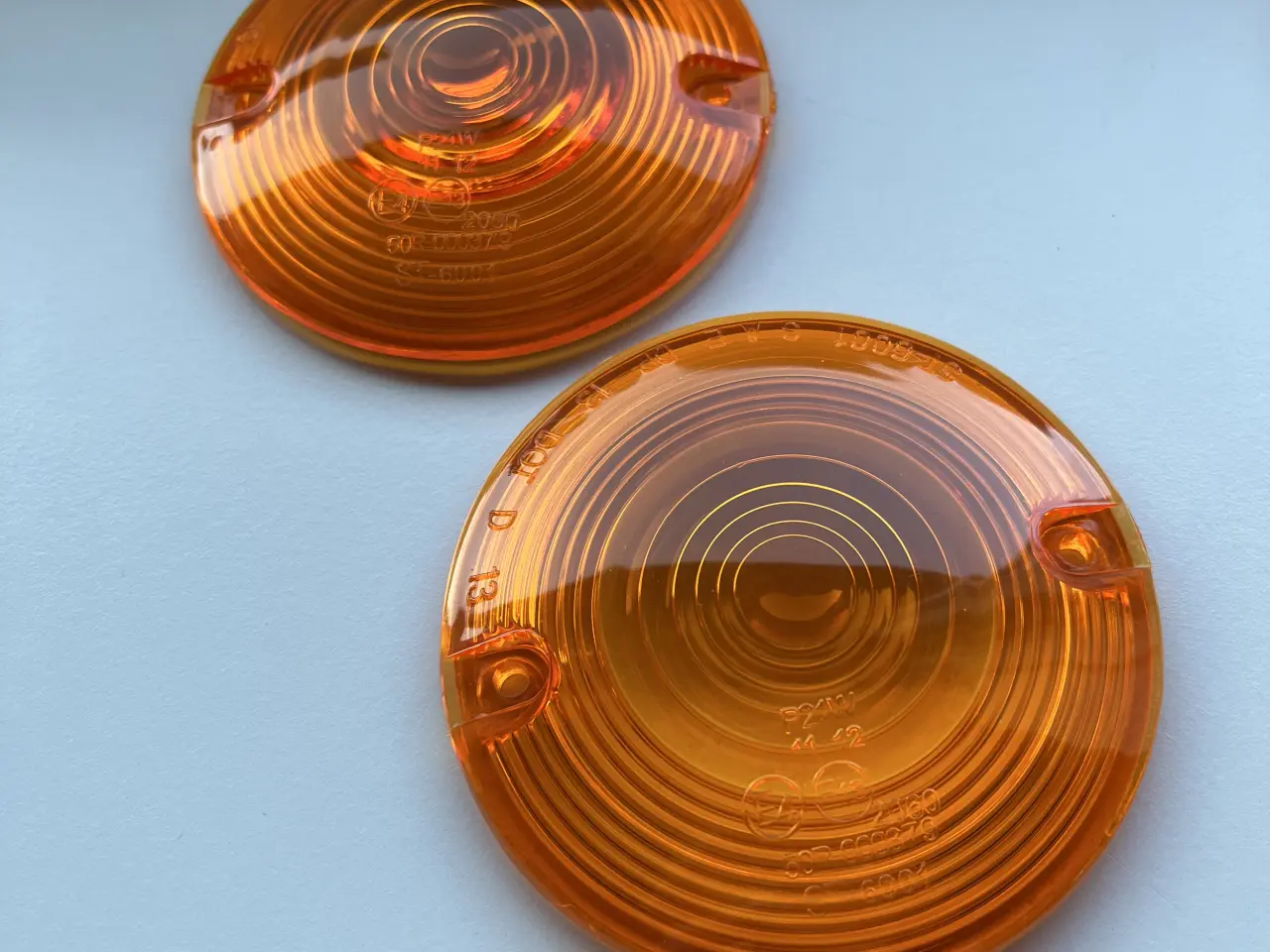 Billede 1 - Blinklysglas til Harley-Davidson tonet og orange
