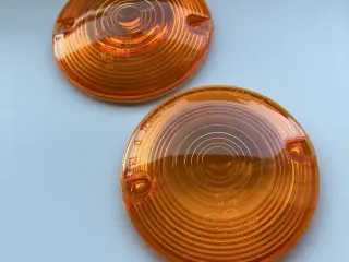 Blinklysglas til Harley-Davidson tonet og orange