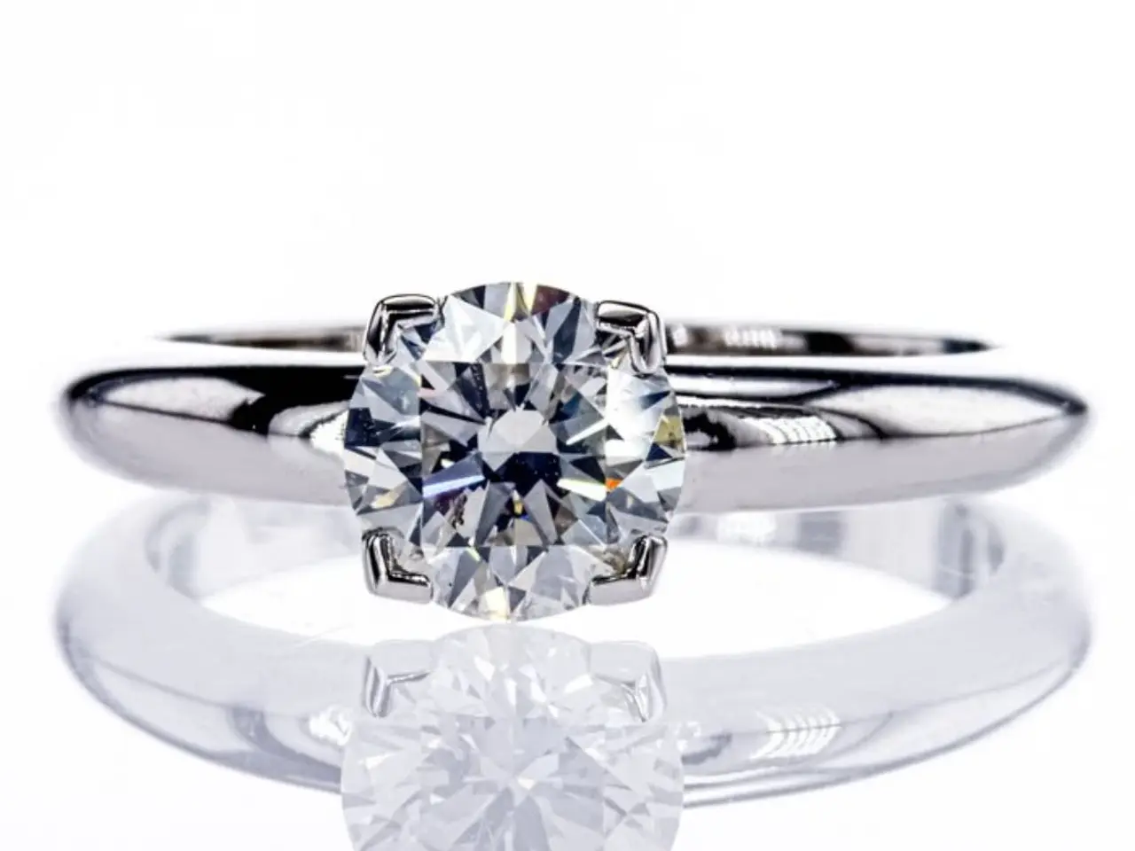 Billede 1 - Naturlig Diamantring 1.03ct