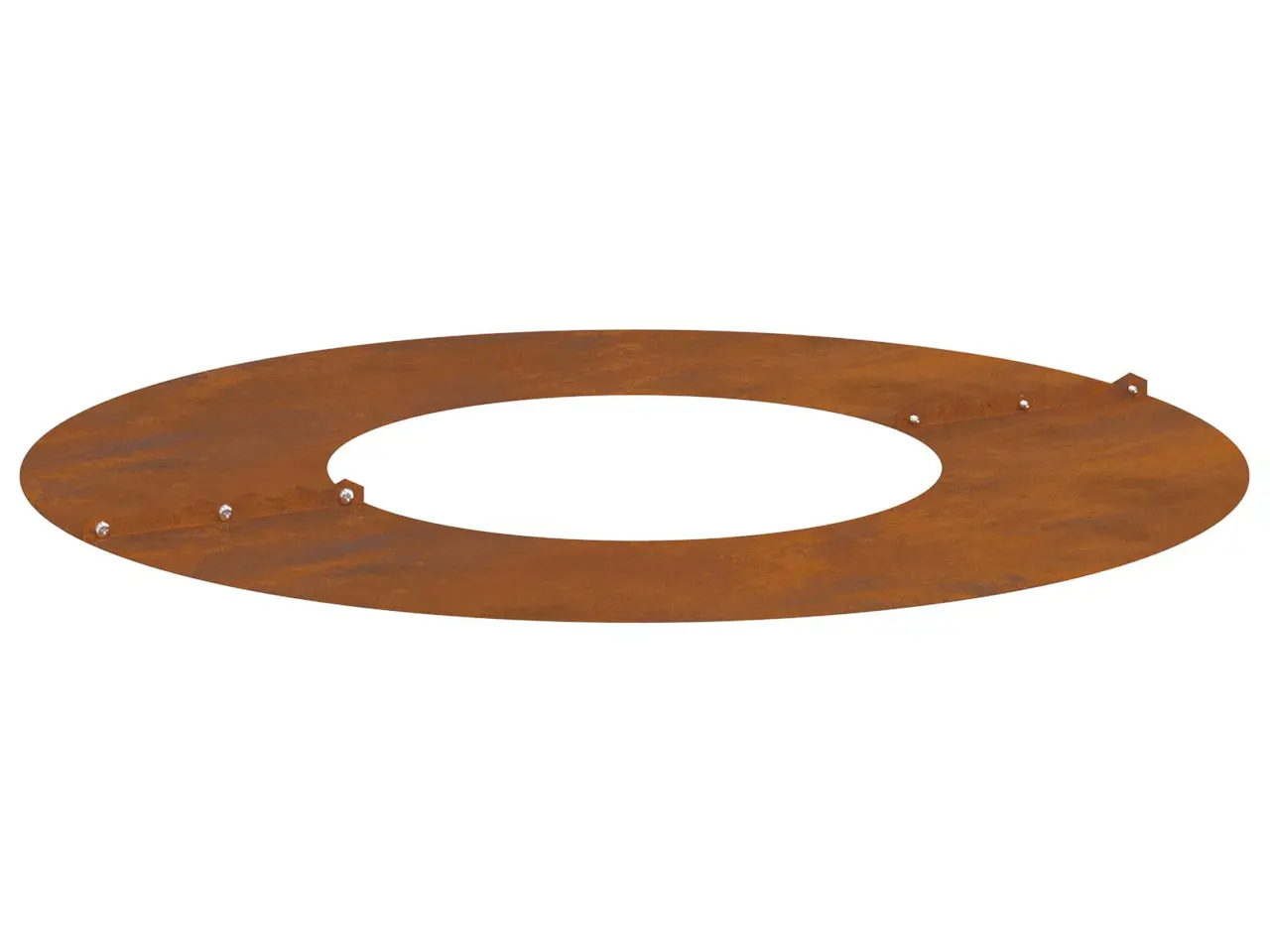 Billede 3 - Flad træring rustlook Ø30/60 cm - 5 stk.