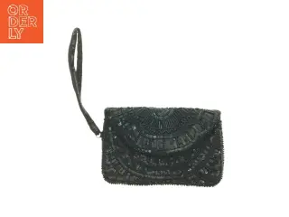 Sort aftentaske med pailletter fra Bjou B Brigitte (str. 23 x 14,5 cm)