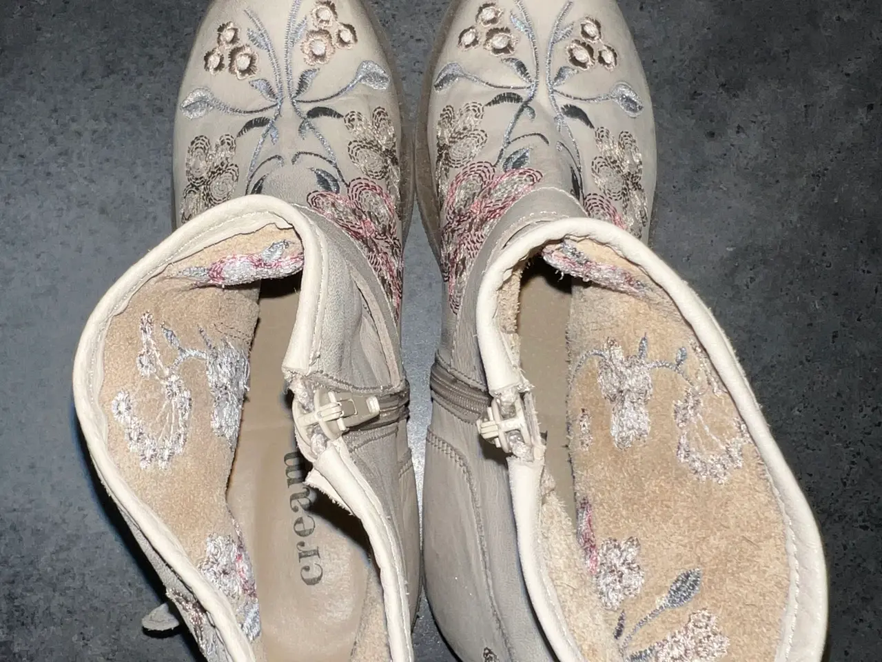 Billede 5 - Cream boots støvle
