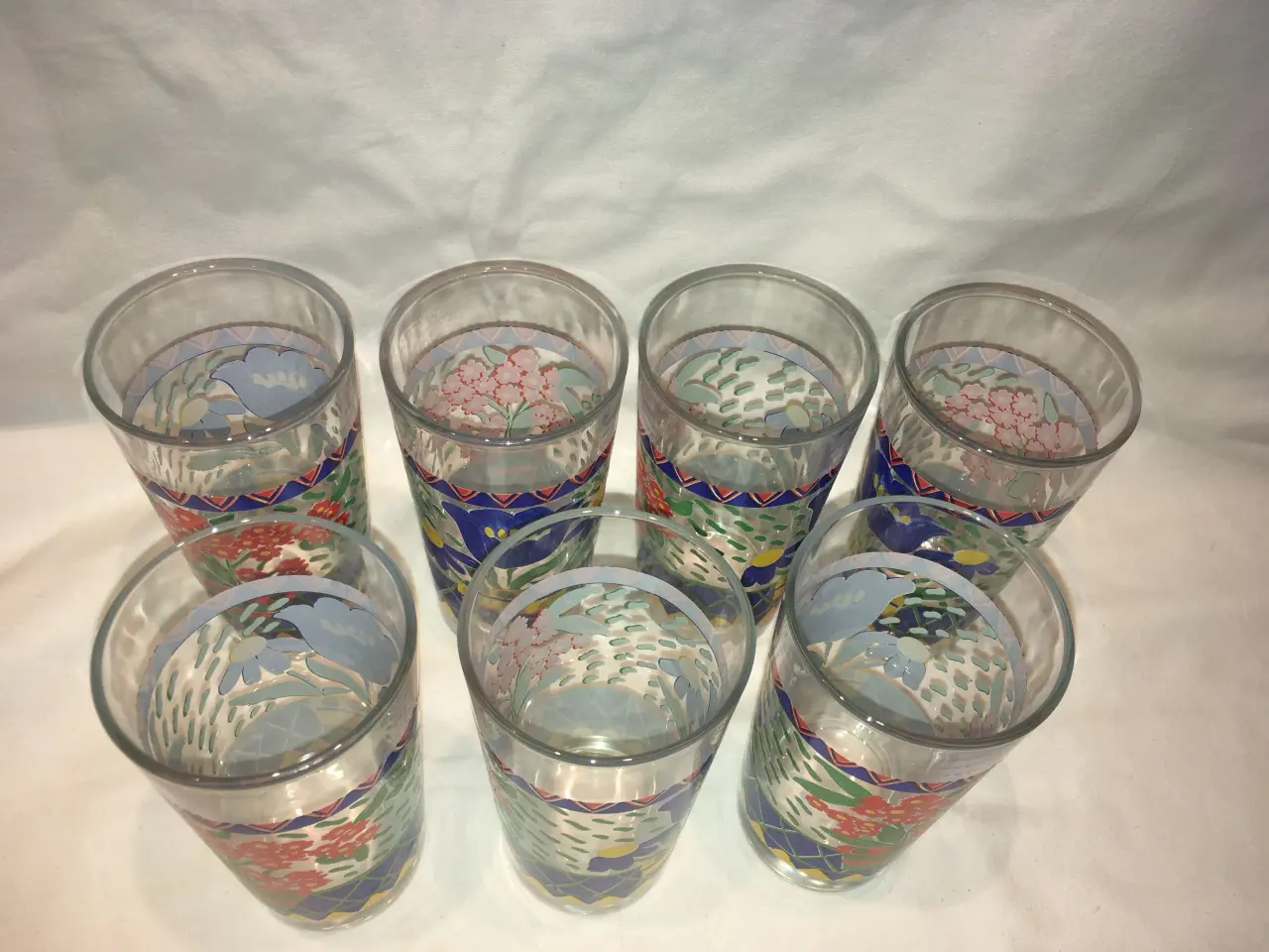 Billede 8 - Retro glas med blomster